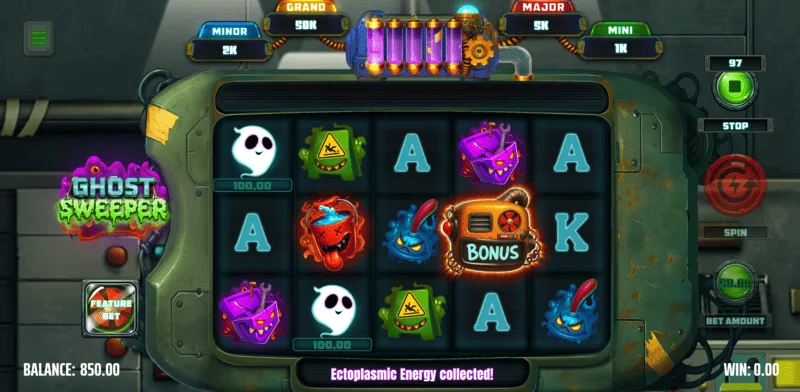 Ghost Sweeper – skala ektoplazmatične energije u trenutku aktivacije